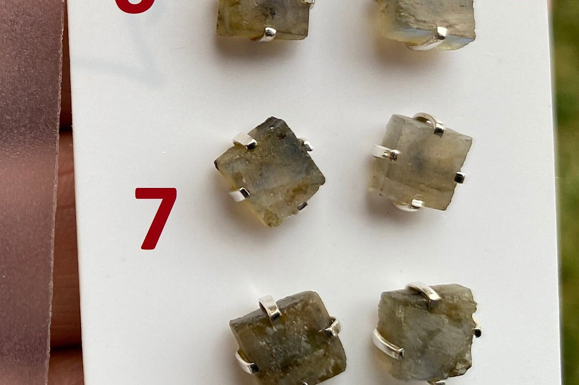 Tiny Raw Labradorite Sterling Silver Earring, Raw Prong Set Stud Earrings, Natural Stone Stud Earring, February Birthstone, Gemstone Earring