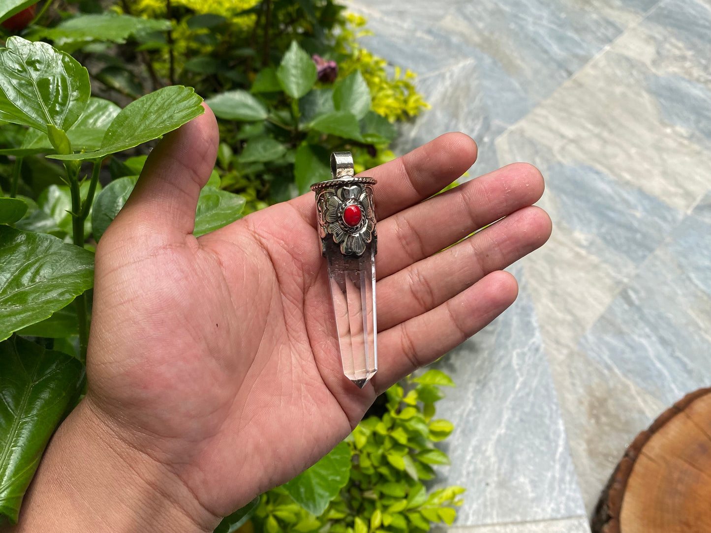 Natural gemstone Pendant for daily wear, Handmade Pendant, Crystal pendant, Healing crystal, Unisex Pendant.