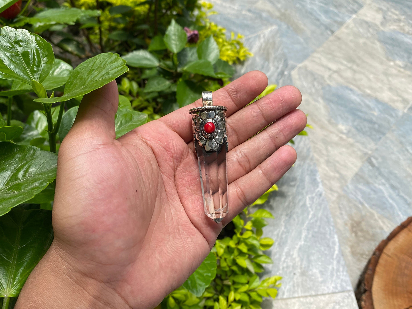 Natural gemstone Pendant for daily wear, Handmade Pendant, Crystal pendant, Healing crystal, Unisex Pendant.