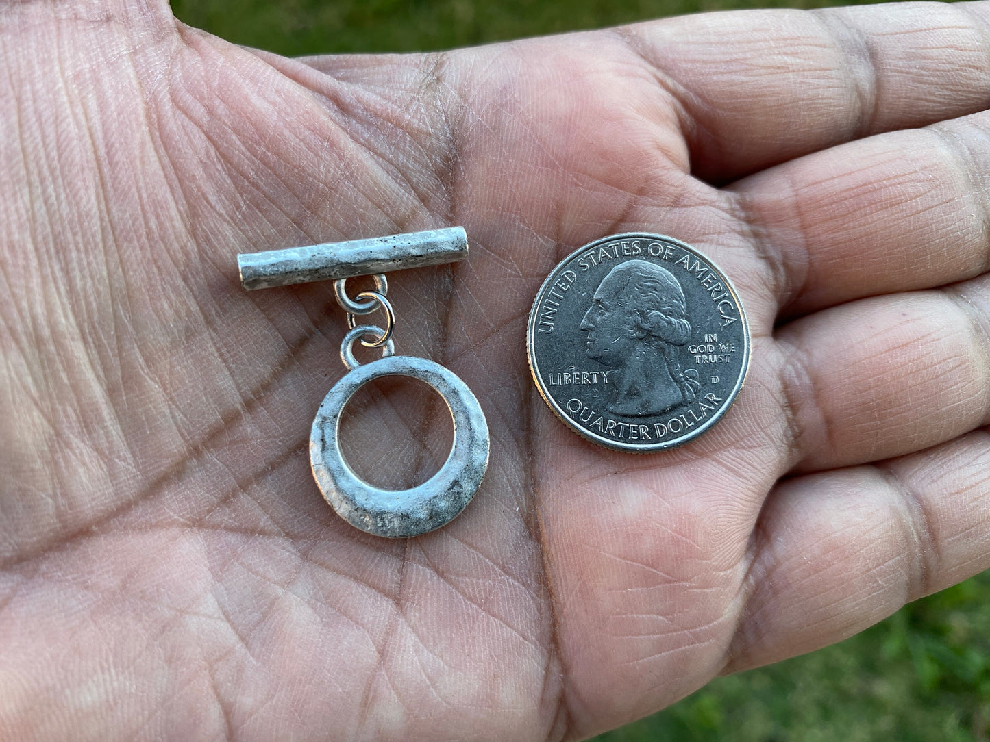 New Fancy Toggles, High Quality Brushed Silver Overlay Toggle Clasp, T Bar Fasteners for Necklace, Bracelet Closures, Designer's Toggles
