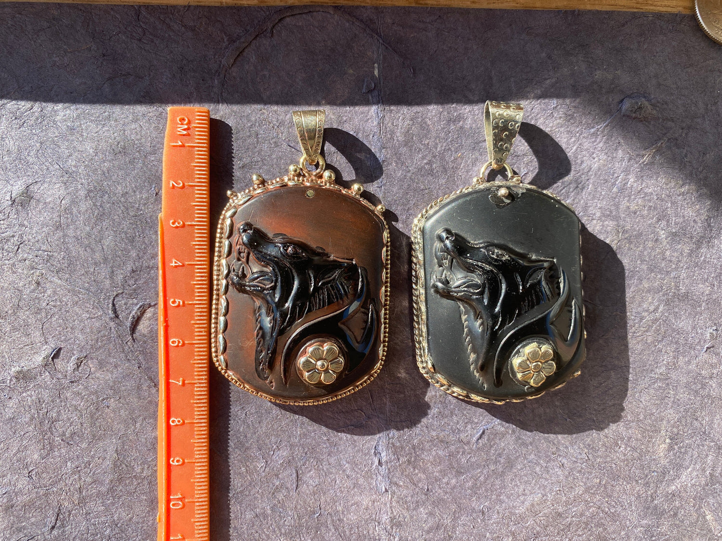 Pet Memorial Tibetan Silver Pendant, Black Obsidian, For Dog Lovers, Pet Memorial Gift, Gift for Pet Lover, Elegant Jewelry, Dog Mom Gift