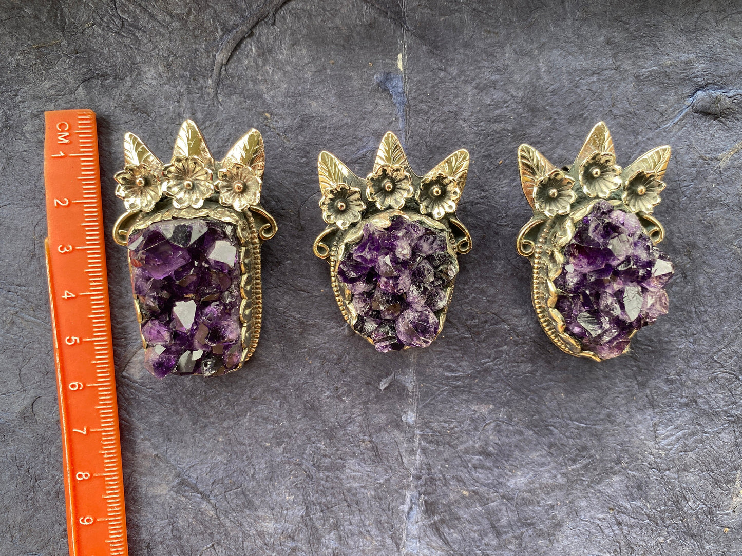 Raw Healing Crystal Natural Amethyst Druzy Stone Tibetan Silver Pendant, Hill Tribe Women's Jewelry, Birthstone Pendant, Pendant Necklace