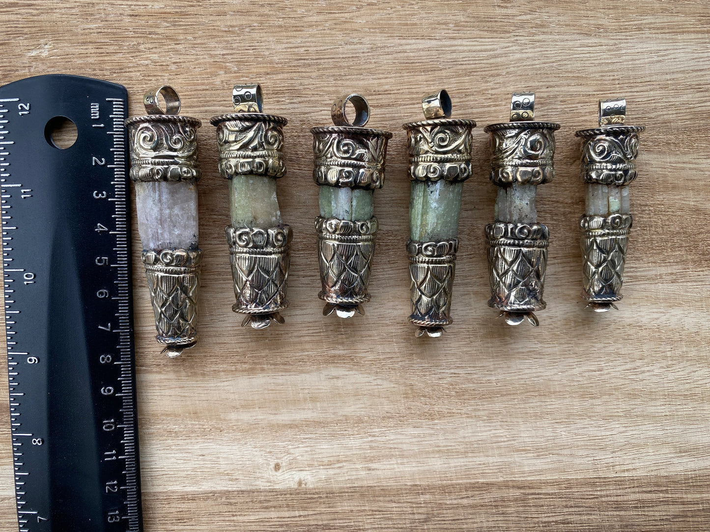 Raw Watermelon Tourmaline Tibetan Silver Pendant, Gemstone Energy Pendant, Nature Inspired Pendant, Metaphysical Jewelry, Healing Jewelry