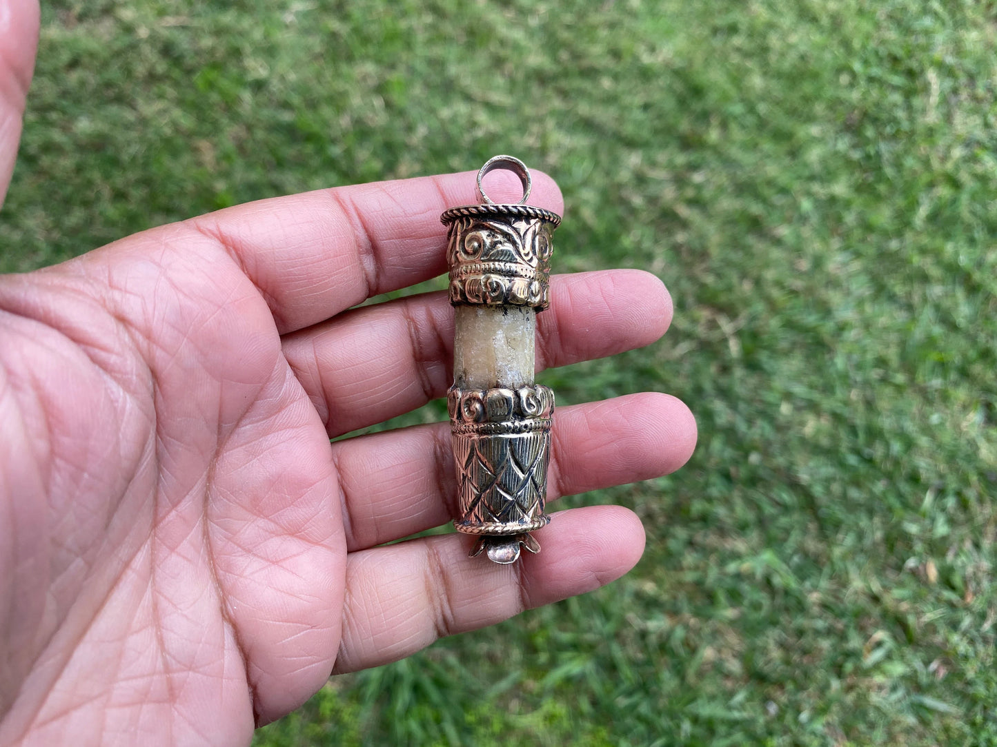 Raw Watermelon Tourmaline Tibetan Silver Pendant, Gemstone Energy Pendant, Nature Inspired Pendant, Metaphysical Jewelry, Healing Jewelry