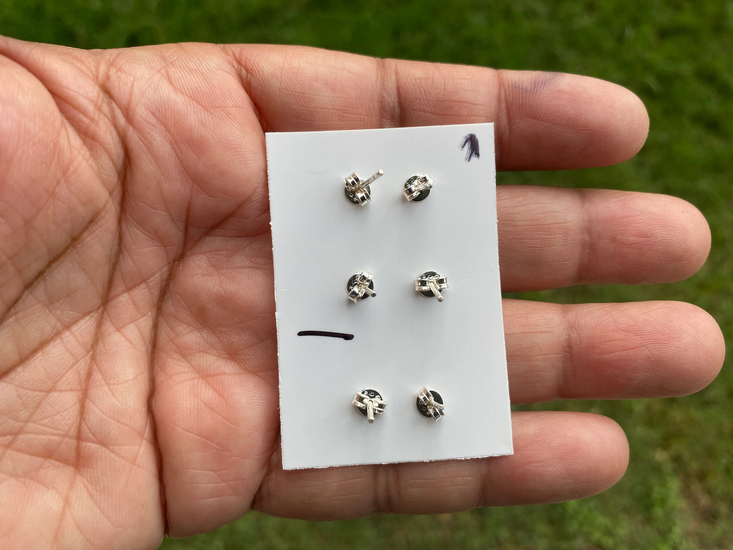 Rough Morganite 92.5 Sterling Silver Earring, Morganite Earring, Prong Earring, Natural Stone Stud Earring, Raw Gemstone Stud Earrings Post
