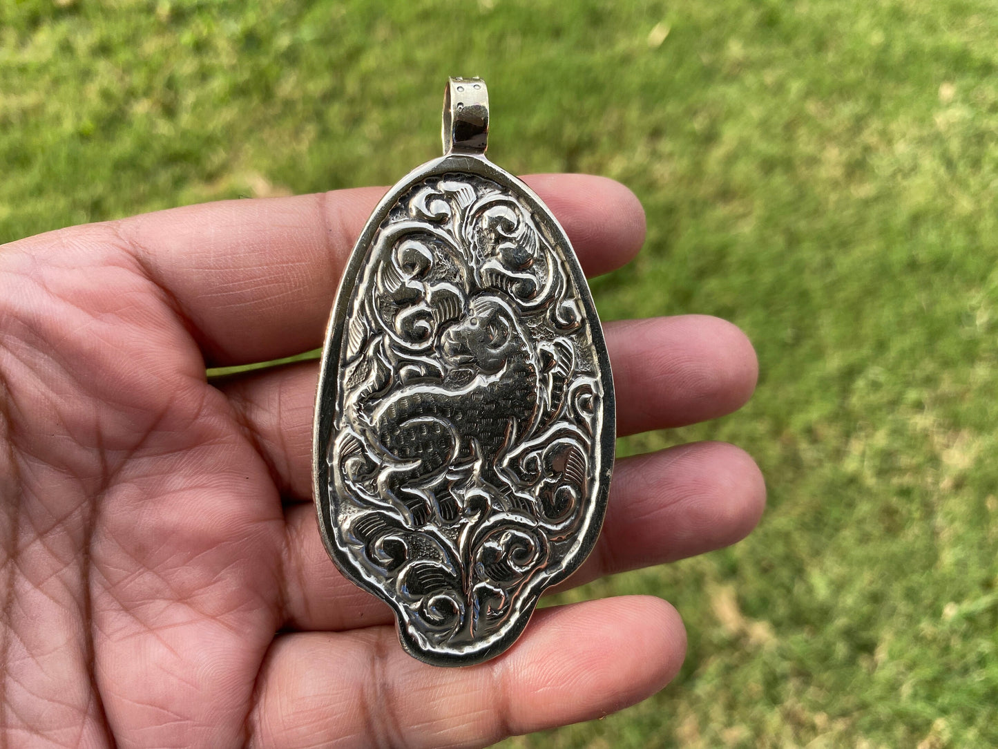 Skull on Fire Carved Bone Pendant, Gothic Jewelry, Fire Skull Jewelry, Unique Rude Jewelry, Unisex Pendant, Skull Jewelry, Gift for Men