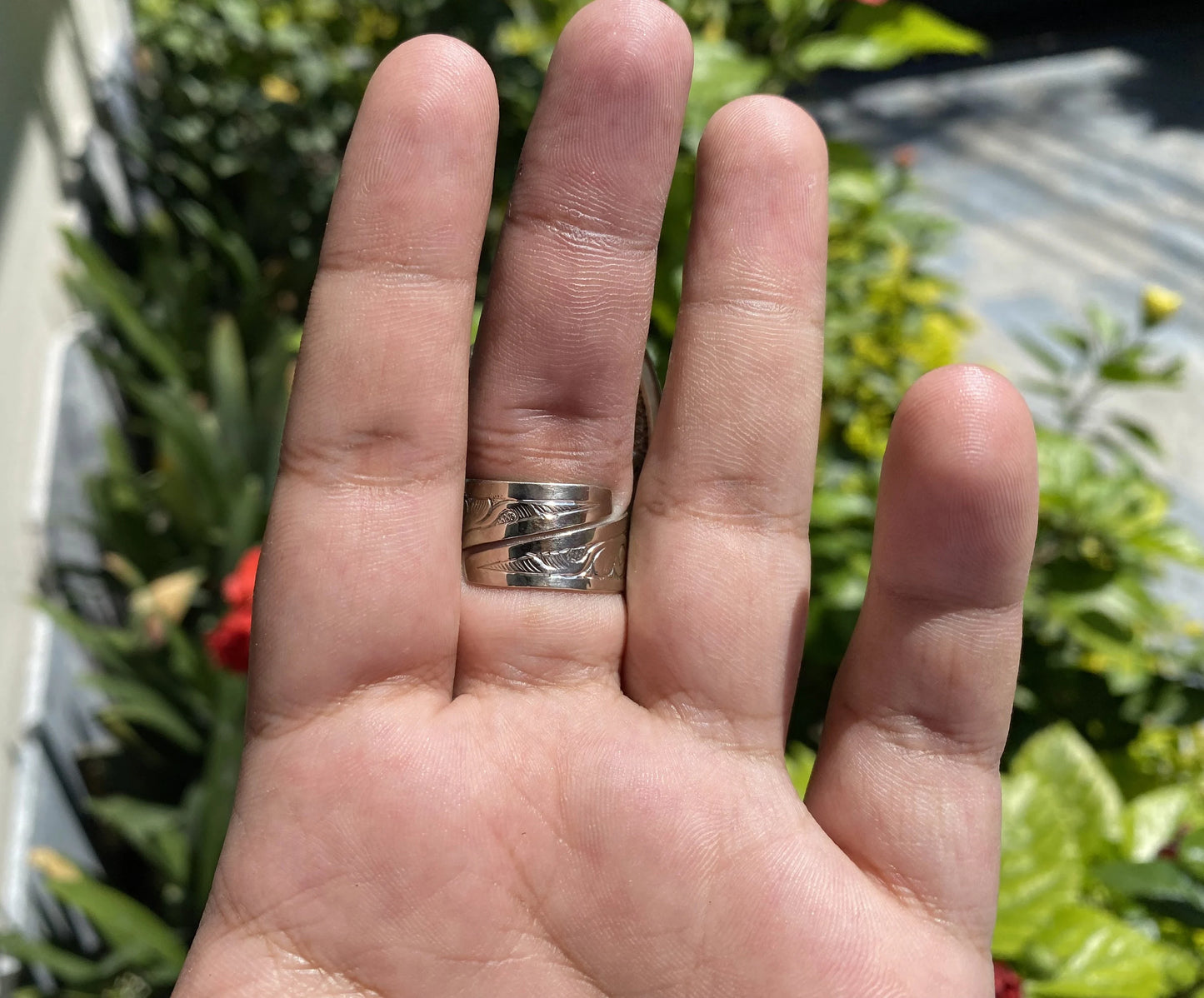 Skull and Eagle Carved on Water Buffalo Bone Tibetan Silver Ring, Unisex Adjustable Skull Ring, Boho Hippie Jewelry, Unique Gift