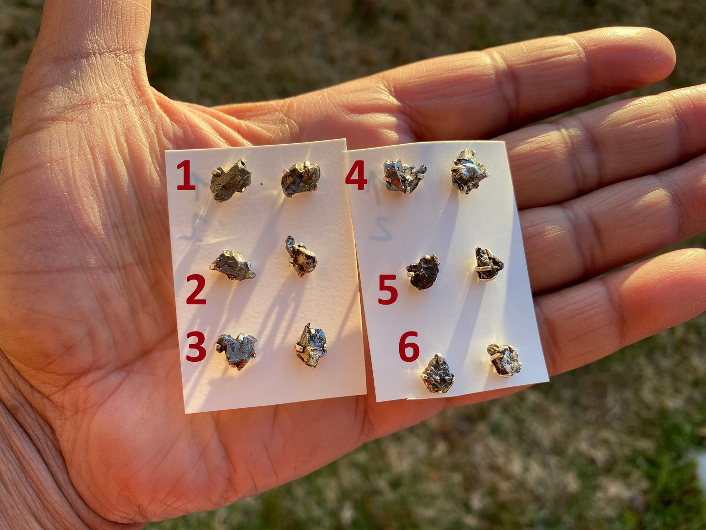 Small Genuine Raw Pyrite Sterling Silver Healing Stone Stud Earrings, Rieke stones , Tiny Raw Gemstone Stud , Geo Earring, Rock Stud Earring