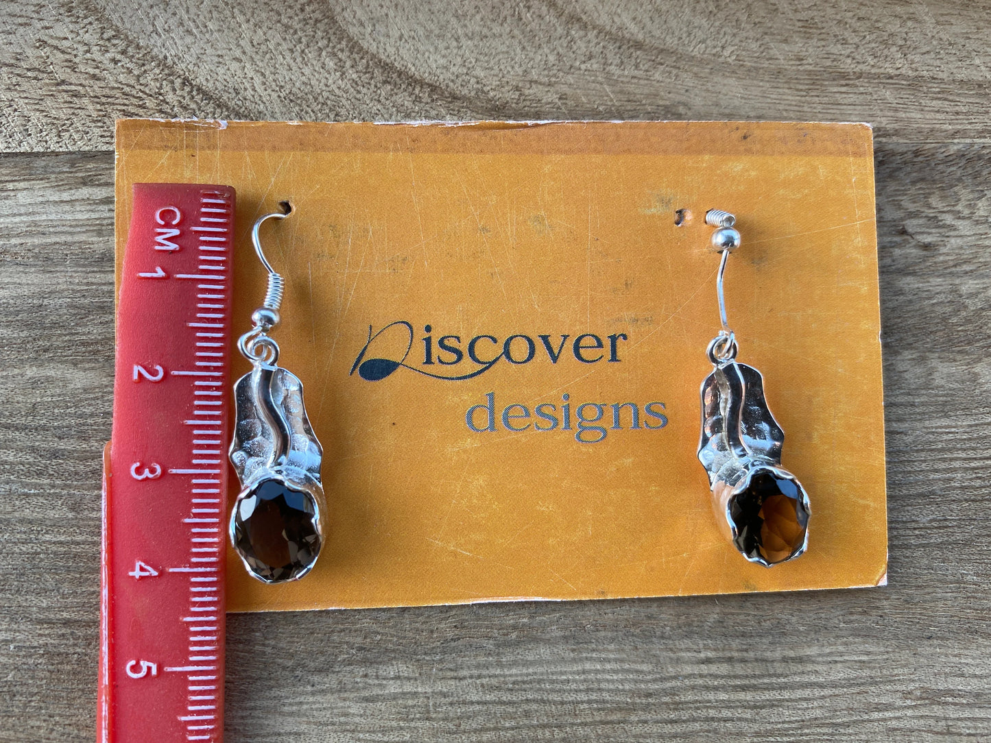 Smoky Topaz Gemstone Silver Overlay Earring, Birthstone, Birthday Gift for Girlfriend, Dangle Earring, Gemstone Earrings, Bridesmaid Earring