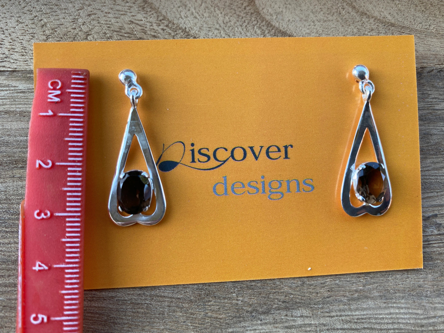 Smoky Topaz Gemstone Silver Overlay Earring, Birthstone, Birthday Gift, Dangle Earring, Gemstone Earrings, Bridesmaid Earring, Natural Stone