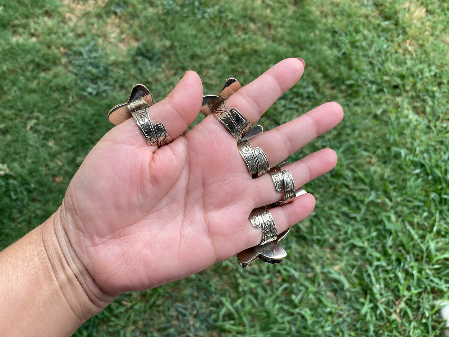 Starfish Adjustable Ring, Spiny Oyster Shell Tibetan Silver, Starfish Designs Jewelry, Southwest Ring, Statement Ring, Native American Style