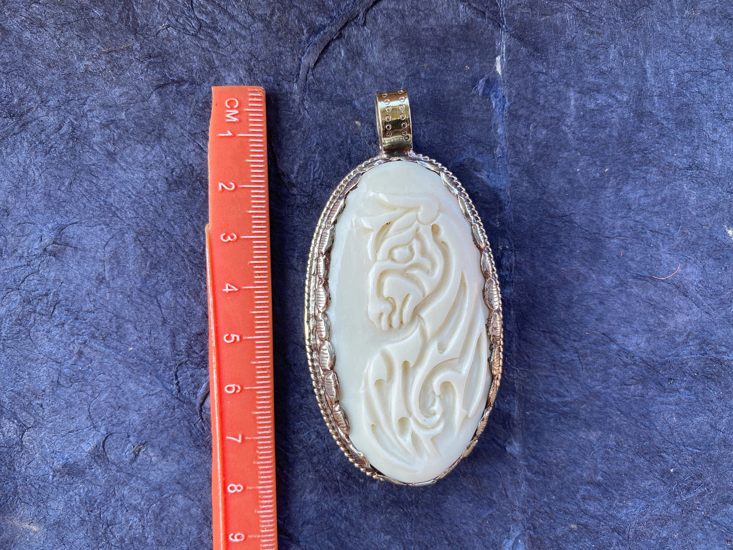 Taurus Zodiac Sign Bone Pendant, Tibetan Silver, Horoscope Medallion, Unisex Pendant, Astrological Sign, Bull Zodiac Symbol, Zodiac Jewelry