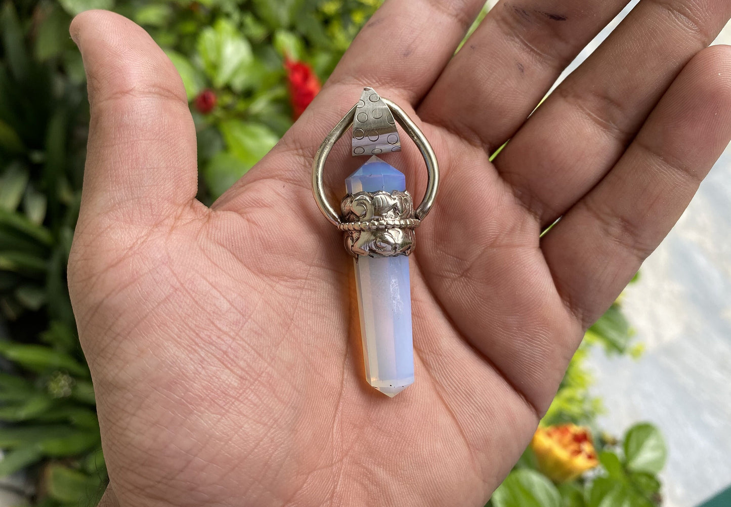 The Healing Power of Opalite: Emotional, Spiritual, and Energetic Benefits, Natural Opalite stone Pendant, Daily wear, Positivity, Boho vibe