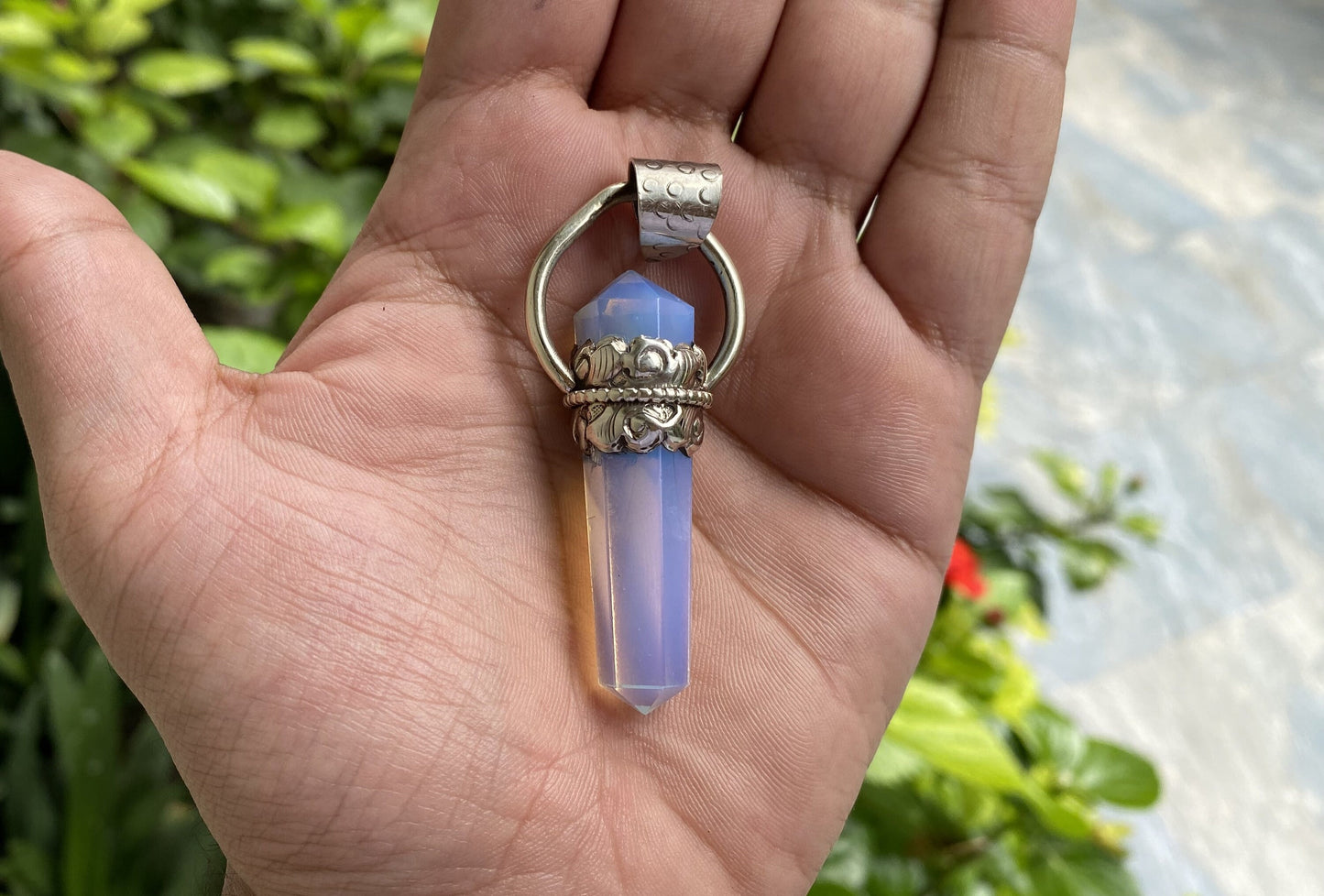 The Healing Power of Opalite: Emotional, Spiritual, and Energetic Benefits, Natural Opalite stone Pendant, Daily wear, Positivity, Boho vibe