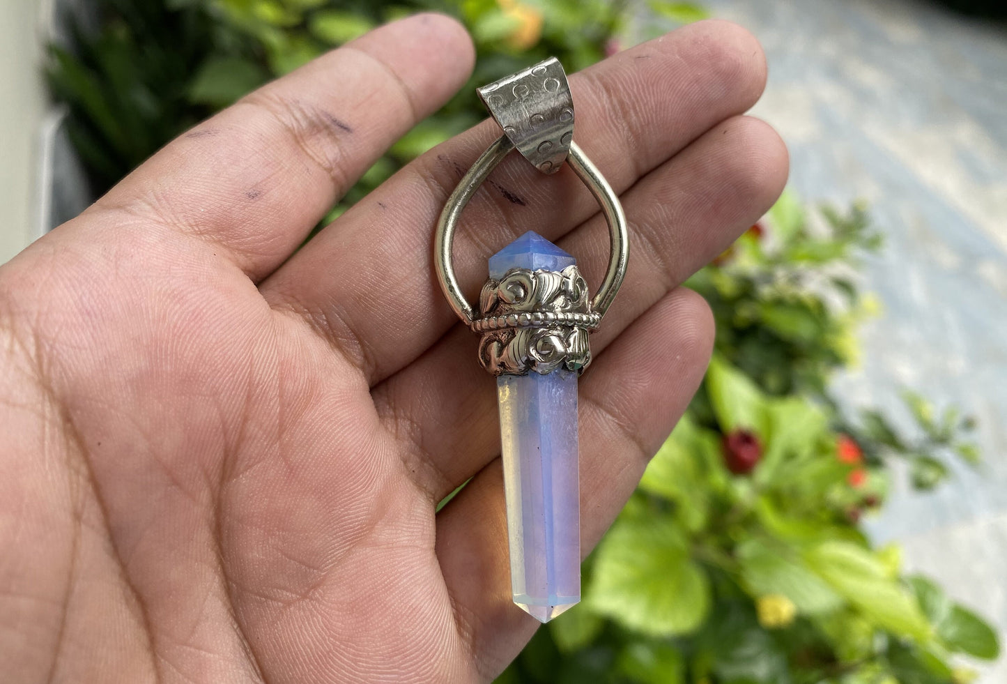 The Healing Power of Opalite: Emotional, Spiritual, and Energetic Benefits, Natural Opalite stone Pendant, Daily wear, Positivity, Boho vibe