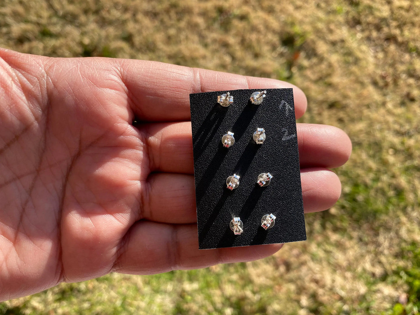 Tiny Raw Rainbow Natural Moonstone Gemstone Stud Earrings, Sterling Silver Earrings, Prong Stud Earring, Crystal Stud, June Birthstone