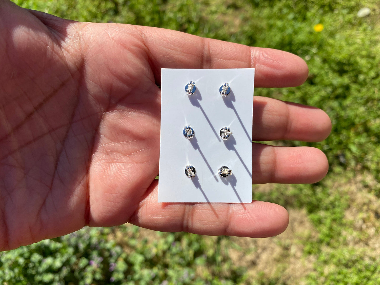 Tiny Raw Turquoise Stud Earrings, Elegant, Dainty, Stylish Natural Stone Stud Earring, Sterling Silver Earring Stud, Raw Stone Stud For Girl