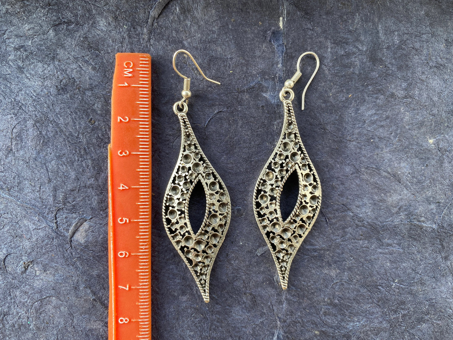 Tribal Earrings, Antique Silver Plated Earrings, Boho Earrings, Ethnic Earrings, Bohemian Earrings, Ethnic Jewelry, Egyptian Jewelry