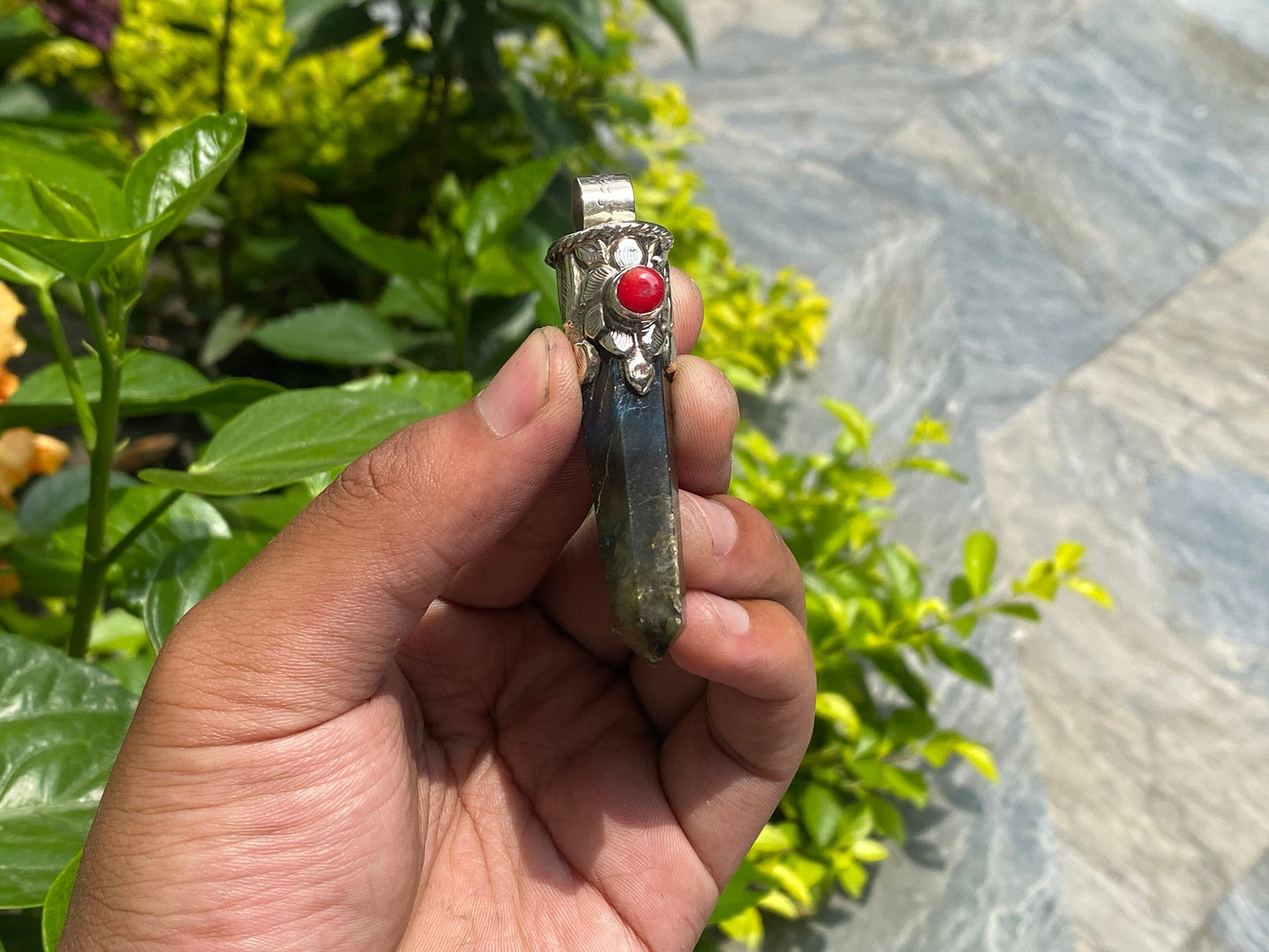Unique Handmade Pendant, Pointed Pendant, Pendant for Daily Wear, Unisex Pendant, Healing Pendant, Gift ideas.