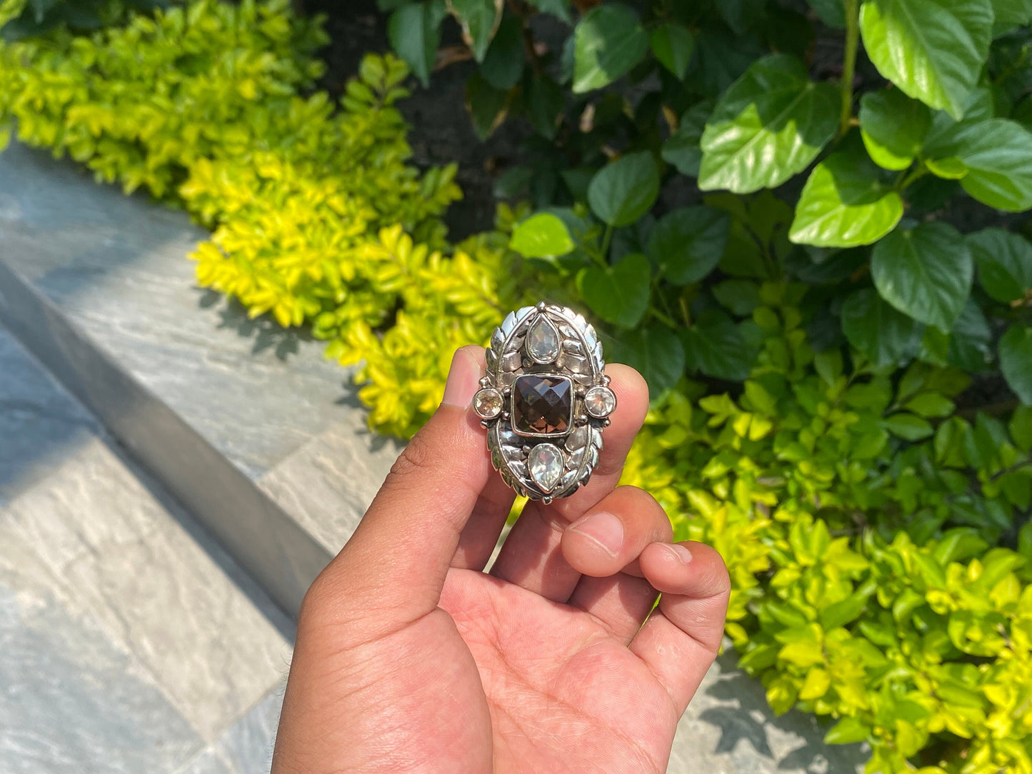 Unique Tibetan Silver Rings with Natural Gemstones, Handmade Ring, Gift ideas, Trendy rings, Gift ideas, Daily wear Ring.