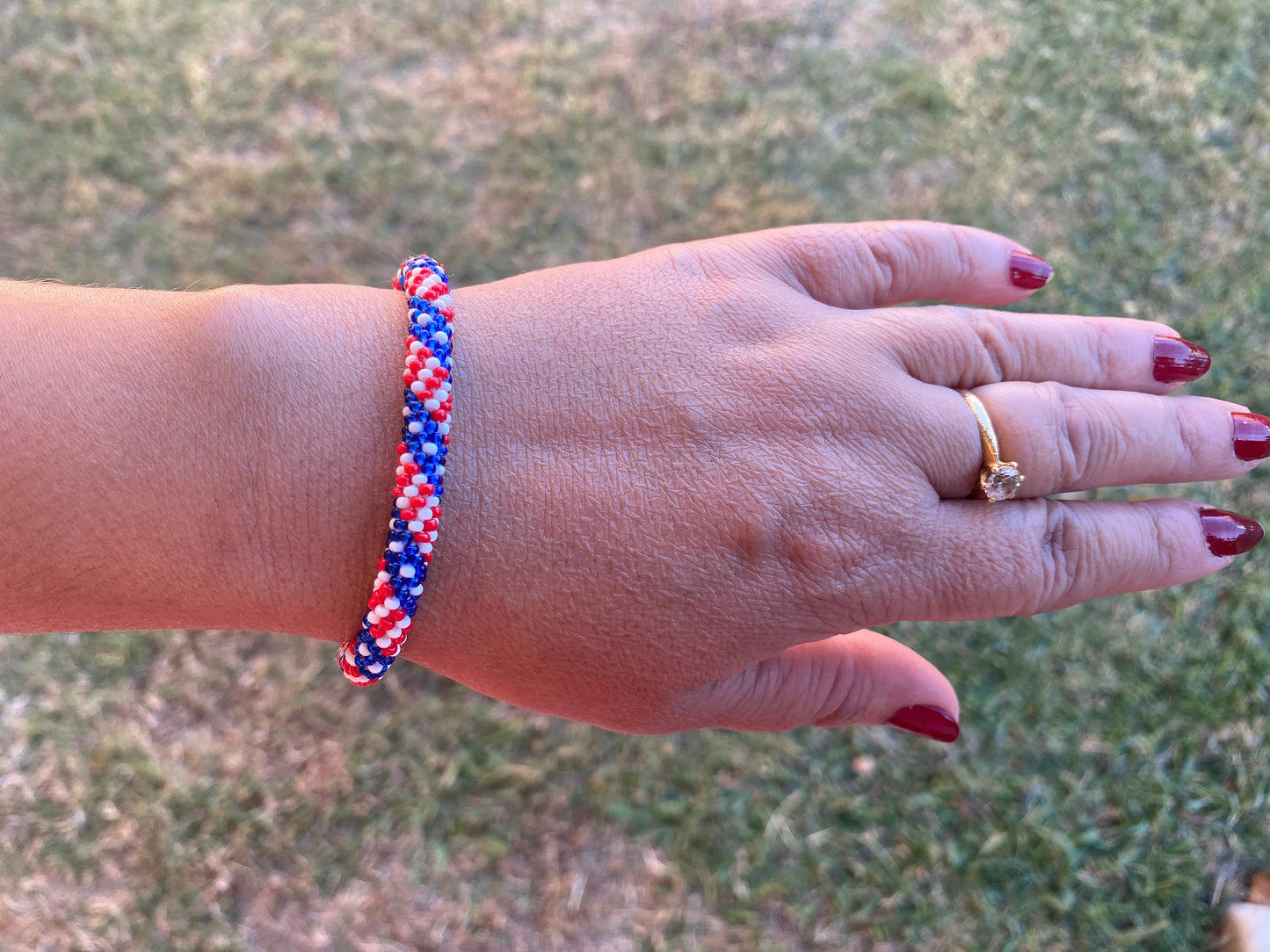 Unity Bracelet, Czech Bead Bracelet, One Size Fits Most, Colorful Nepal Bracelets, Friendship Boho Bracelets, Hand woven Bracelet, Gift Idea