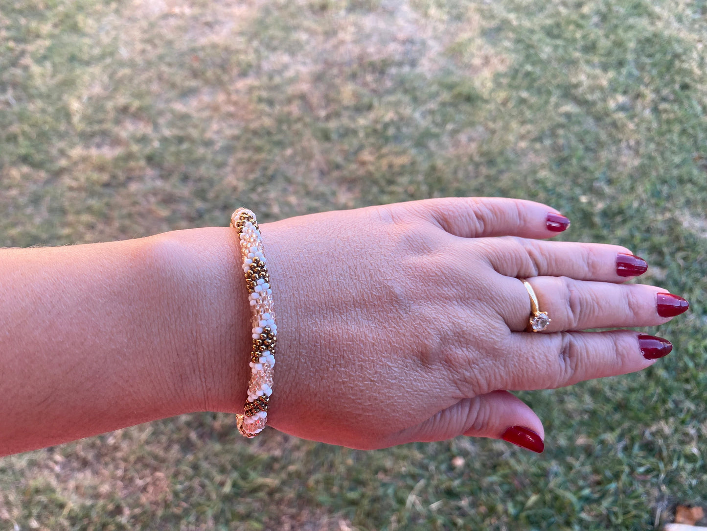 Unity Bracelet, Czech Bead Bracelet, One Size Fits Most, Colorful Nepal Bracelets, Friendship Boho Bracelets, Hand woven Bracelet, Gift Idea
