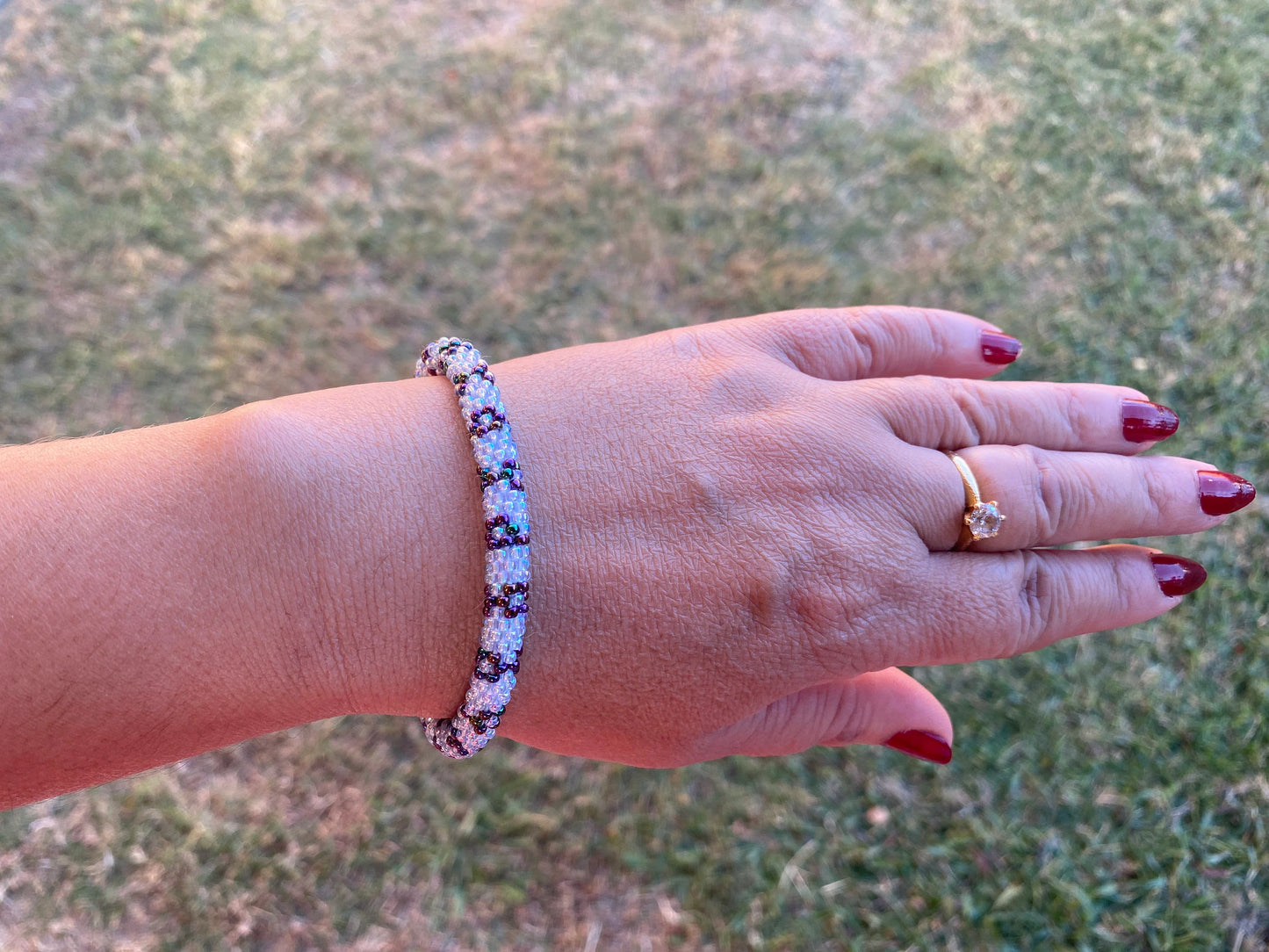 Unity Bracelet, Czech Bead Bracelet, One Size Fits Most, Colorful Nepal Bracelets, Friendship Boho Bracelets, Hand woven Bracelet, Gift Idea