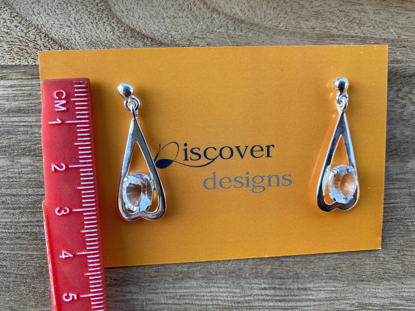 White Topaz Gemstone Silver Overlay Earring, Birthstone, Birthday Gift, Stud Earring, Gemstone Earrings, Bridesmaid Earring, Natural Stone