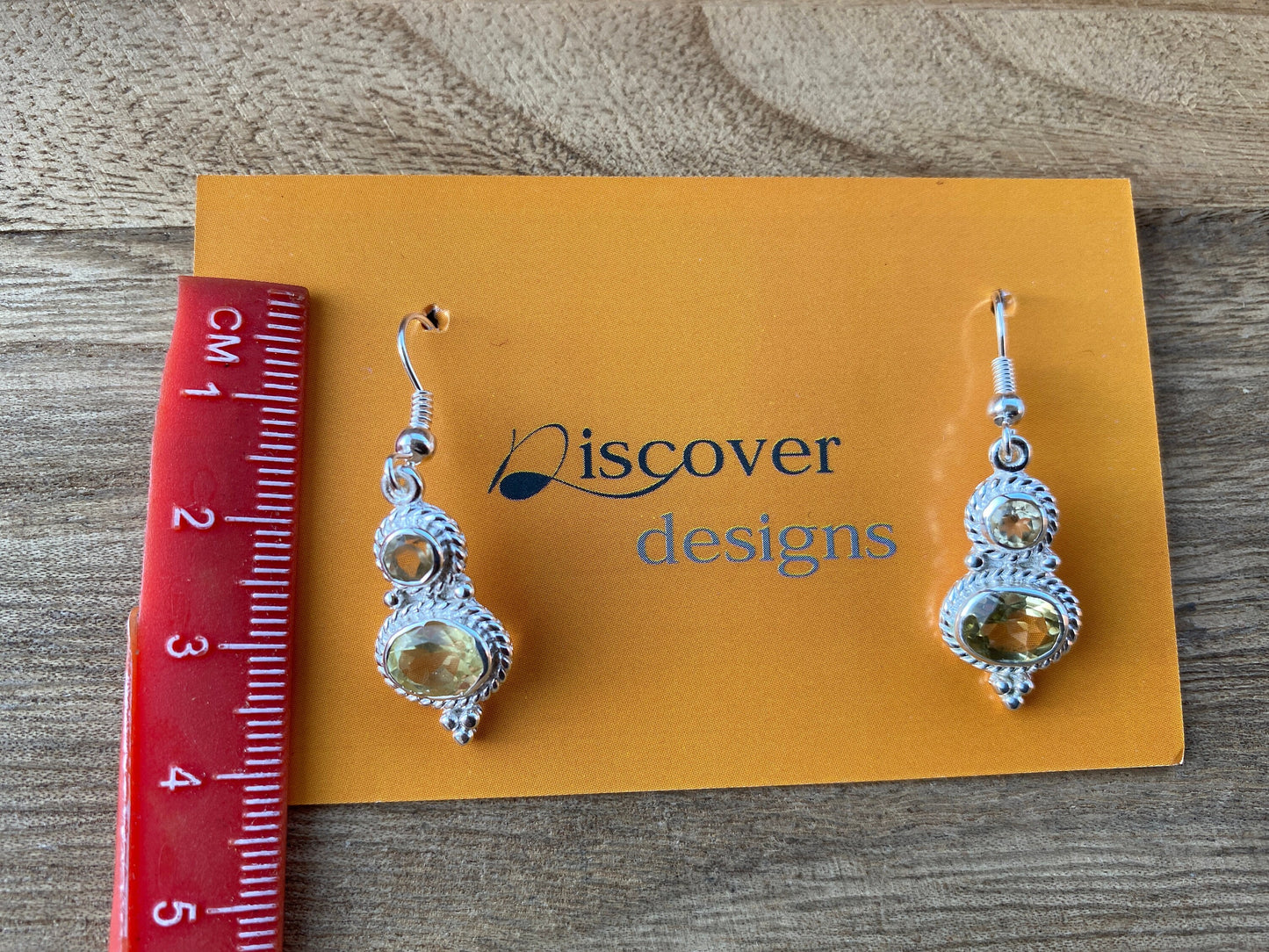 Yellow Sapphire Gemstone Silver Overlay Earring, Birthstone, Birthday Gift, Dangle Earring, Gemstone Earrings, Bridesmaid Earring