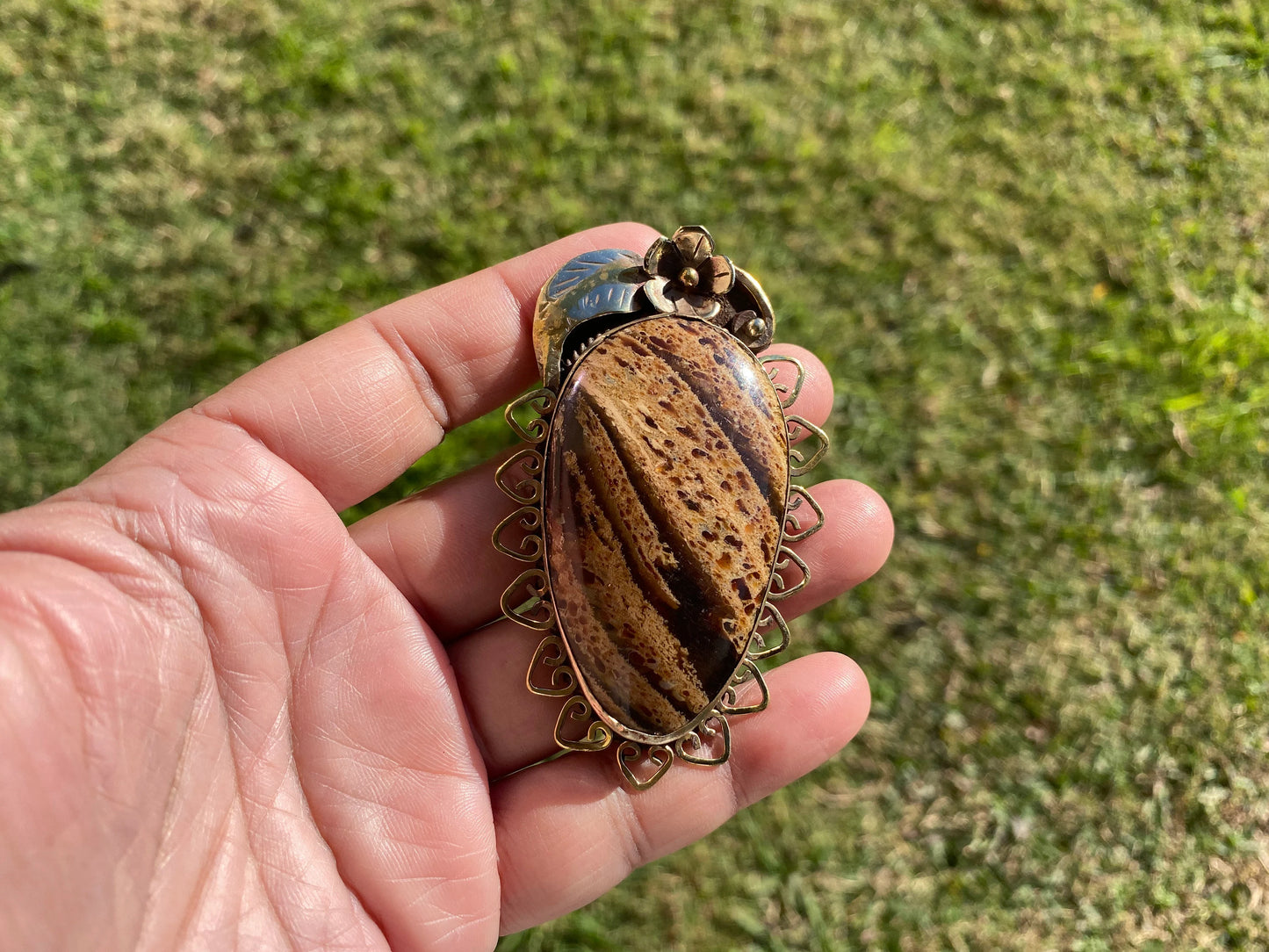 Raw Baltic Amber Tibetan Silver Pendant, Fossilized Amber Jewelry, Ancient Style Amber Pendant, Earthy Bohemian Jewelry, Amber Jewelry Gift