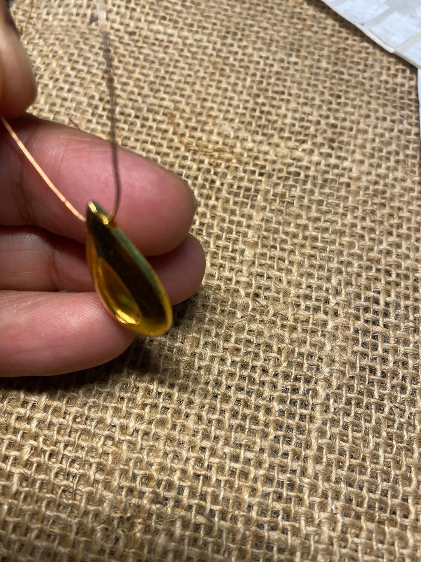 24x14mm Teardrop, 18k High Quality Gold Overlay, Jewelry Findings, For Earring/Bracelet/Necklace Charms,Gold Plated with Anti Tarnish Finish