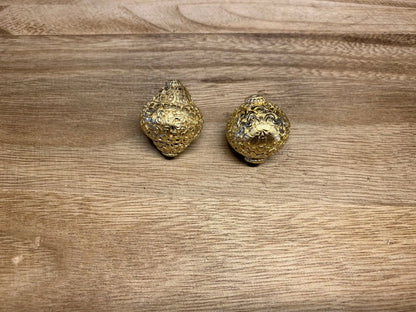 26mm Handcarved Tibetan Bead, 14K Matte Gold Overlay with Anti Tarnish, Guru Bead/Focal Bead, Center Bead, Nepalese Himalayan Ethnic Jewelry