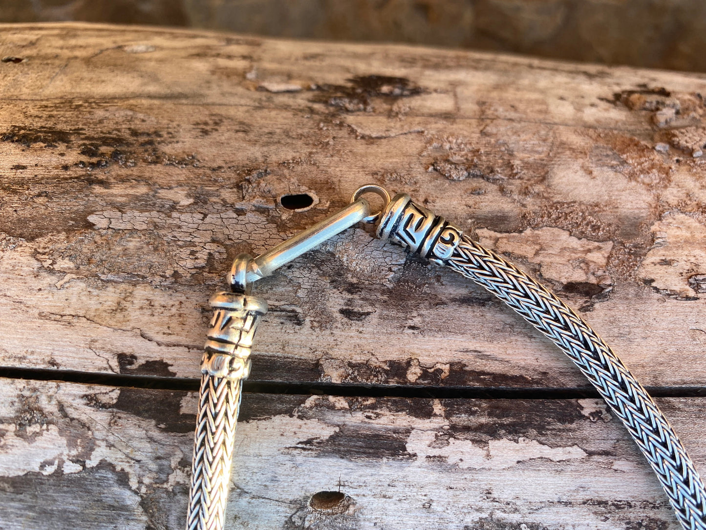 5mm Thick 24 Inches Tibetan Silver Round Snake Chain with S Hook Necklace, For Men & Women, Bridesmaid Gift, Gift for Her, Handmade Chain