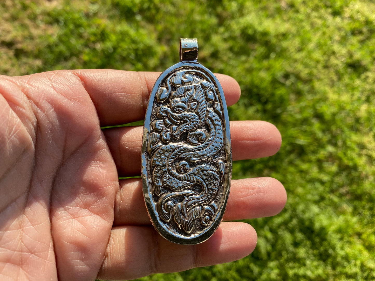 Dorje Buffalo Bone Amulets, Tibetan Silver Pendants, Men or Women Jewelry, Tribal Jewelry, Protector Amulet, Buddhist Jewelry, Vajra Pendant
