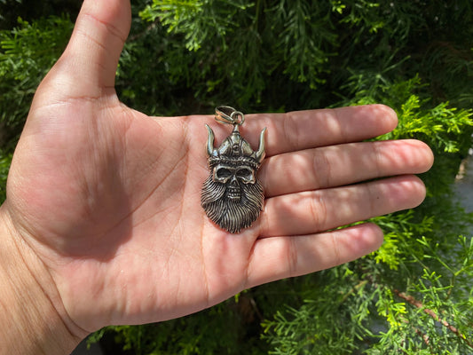 Echoes of the Past: Tibetan Silver Barbarian Pendant, Tibetan Silver Pendant with Tribal Charm