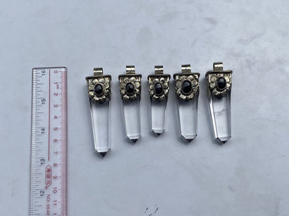 Elegant Natural Crystal Pointed Pendant for Daily Wear, Gift ideas, Natural Gemstone Pendant, Unique pendant, Natural healing Pendant.