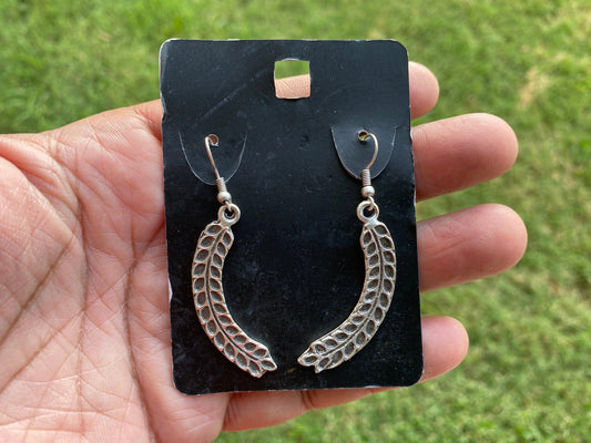 Ethnic Antique Silver Plated Dangle Earrings, Boho Chic Earrings, Tribal Jewelry, Egyptian Gypsy Earring, Birthday Gift, Elegant Designs