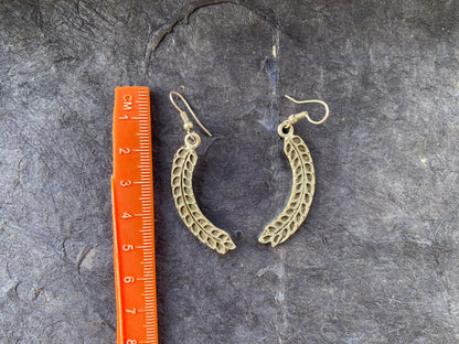 Ethnic Antique Silver Plated Dangle Earrings, Boho Chic Earrings, Tribal Jewelry, Egyptian Gypsy Earring, Birthday Gift, Elegant Designs