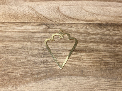 Gold Plated Dangles Earring Component, Arrowhead Shaped, Brushed Finish, Jewelry Findings, Jewelry Necklace Findings, Wholesale Supplies