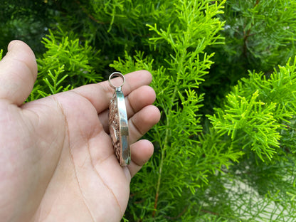 Hand-carved Pheonix Pendant in Tibetan Silver | Unique Ethnic Bohemian Necklace Charm for Men & Women, Spiritual Jewelry from Nepal