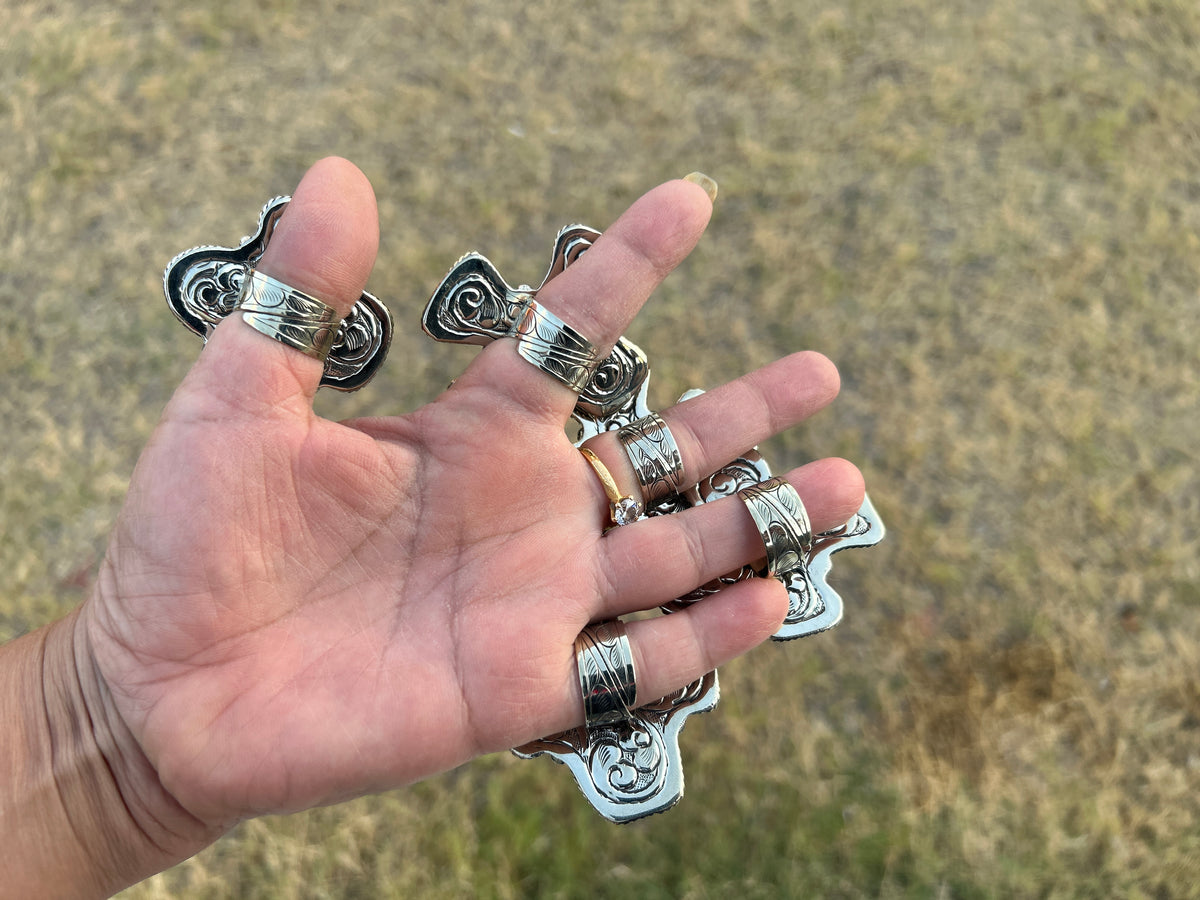 Adjustable Natural Turquoise Statement Ring, Tibetan Silver, Handmade Boho Tribal Style