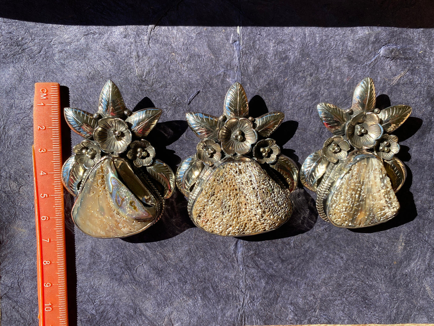 Large Natural Abalone Shell Tibetan Pendant, Paua Shell Pendant, Abalone Jewelry, Abalone Shell Jewelry, Christmas Gift, Sea Shell Jewelry