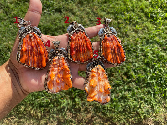 Large Spiny Oyster Handcrafted Tibetan Silver Pendant, Nature Crafted, Desert Sea Gem, Oceanic Ornament, Ocean Jewel, Ocean Inspired Jewelry