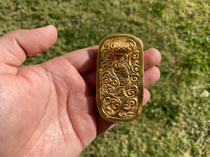 Libra Zodiac Sign Carved Bone Pendant, Brushed Gold Overlay with Anti Tarnish, Horoscope Pendant, Zodiac Sign Jewelry,  Libra Birthday Gift