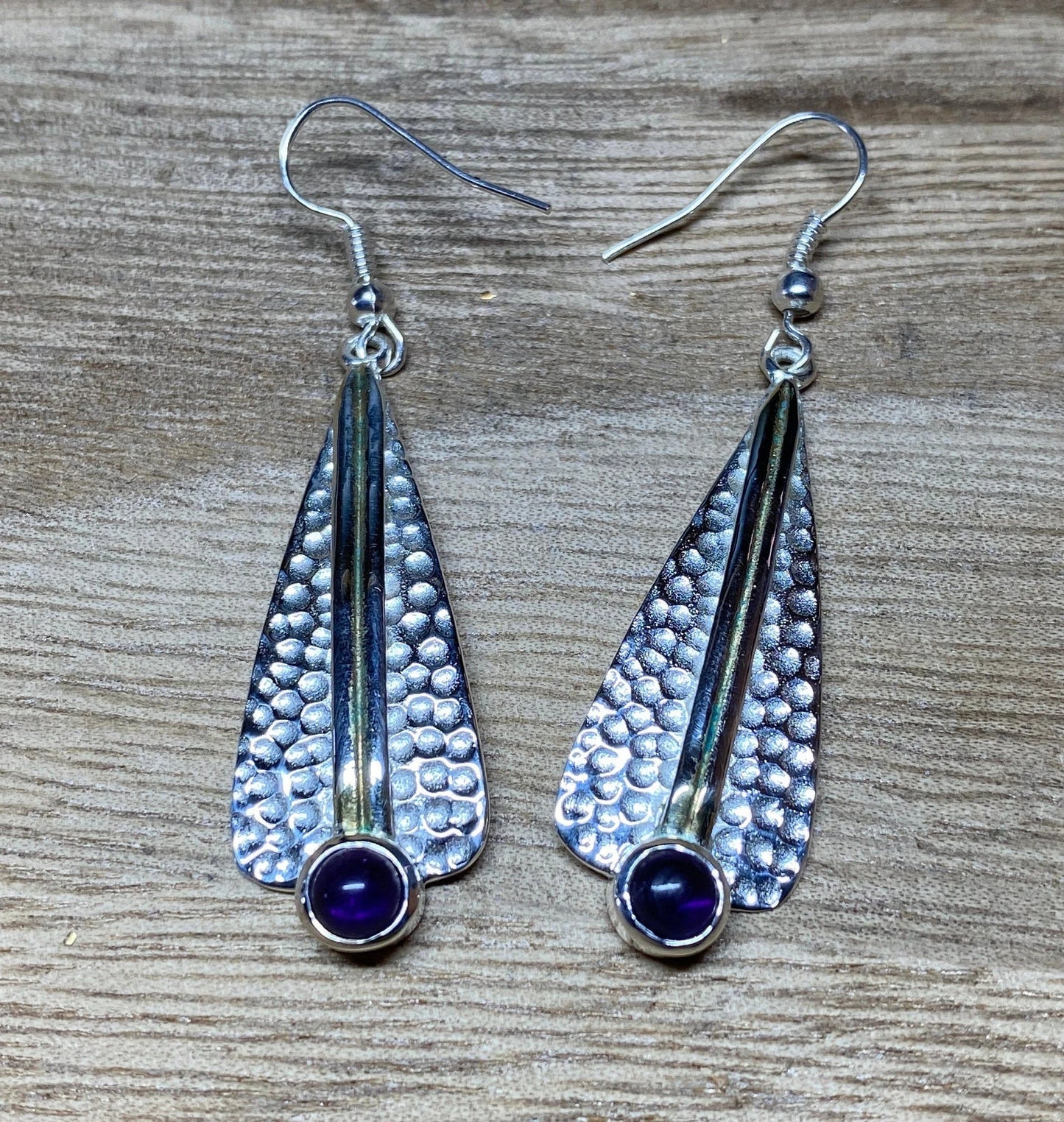 Light Weight Silver Overlay Earrings, Natural Gemstone, Faceted Blue Topaz, Peridot, Moonstone, Black Onyx, Amethyst, Birthstone Earring