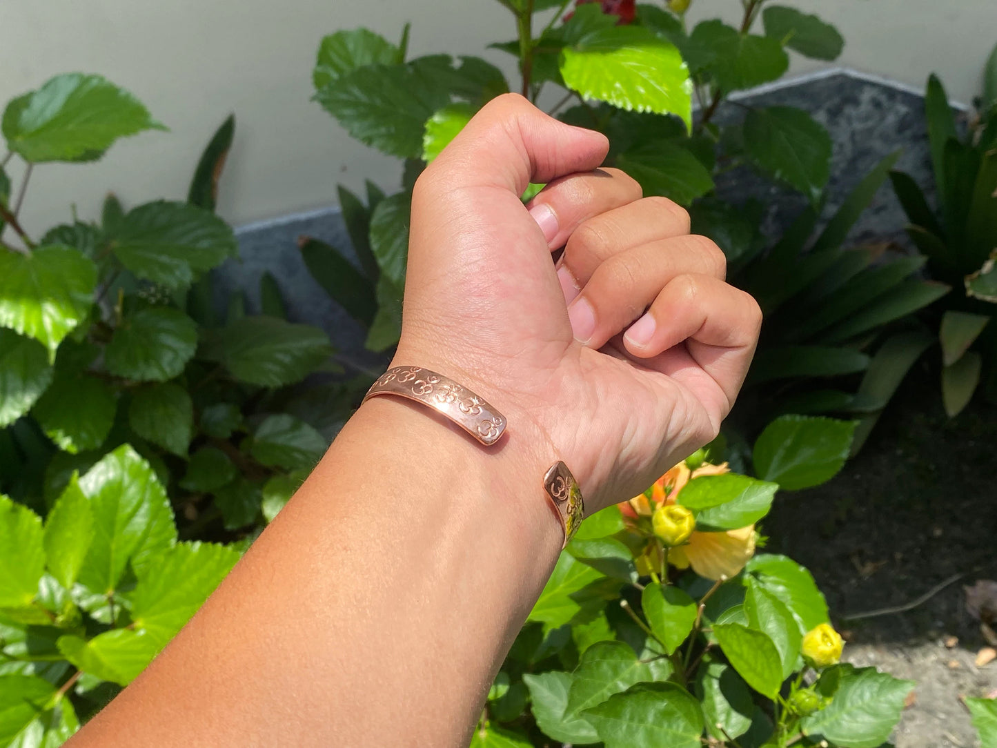 OM carved Copper Bangles, Handmade Bracelet, Healing Bracelet, Adjustable Bangles, Bracelet for Meditation, Bracelet for positivity, Unisex.