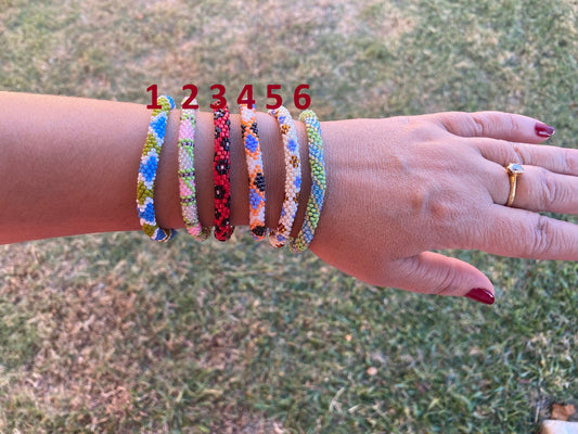 Seed Bead Bracelet, Colorful Nepal Bracelets, Friendship Boho Bracelets, Crafted With Love, Hand woven Bracelet, Gift Idea