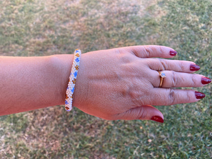 Seed Bead Bracelet, Colorful Nepal Bracelets, Friendship Boho Bracelets, Crafted With Love, Hand woven Bracelet, Gift Idea