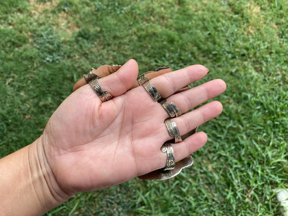 Big Adjustable Natural Spiny Oyster Tibetan Silver Ring, Spiny Oyster Jewelry, Southwest Ring, Statement Ring, Native American Style