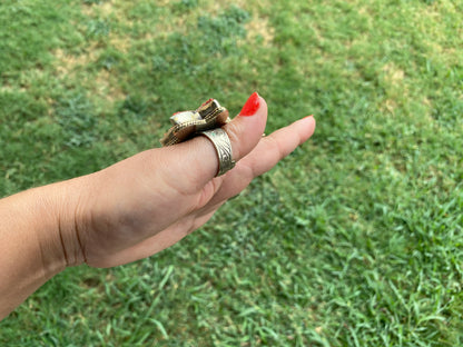 Starfish Adjustable Ring, Spiny Oyster Shell Tibetan Silver, Starfish Designs Jewelry, Southwest Ring, Statement Ring, Native American Style
